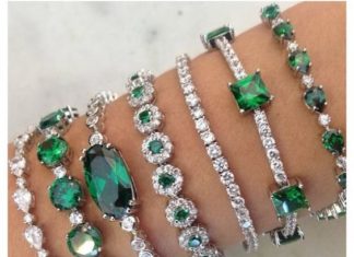 Best Diamond Bracelets : Emeralds diamonds. I don’t normally love emeralds, but…these bracelets would…