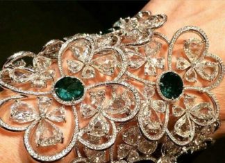 Best Diamond Bracelets : robbreport Diamonds and emeralds are on bloom Chopard #baselshow2015…