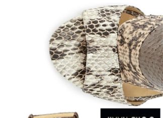Best Women’s High Heels : Jimmy Choo | Timbus Colorblock Snakeskin Sandal | Jamie B…