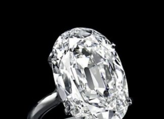 Diamond Rings : A Diamond Ring, Mounted by Van Cleef & Arpels The oval-shaped diamond, weigh…