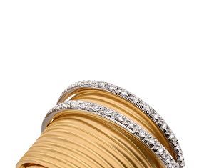 Diamond Rings : Brumani Ring in White and Yellow Gold With Diamonds….
