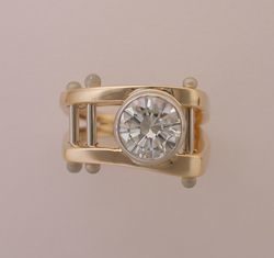 Diamond Rings : Metal benders Art Jewelry…