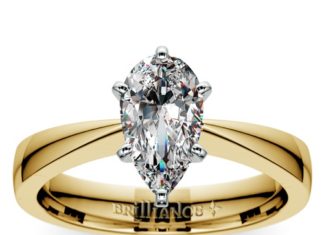Diamond Rings : Propose to your One and Only with the sleek, classic elegance of the Flat Taper …