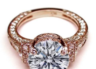 Diamond Rings : Rose gold engagement ring; DEFINETLY!…