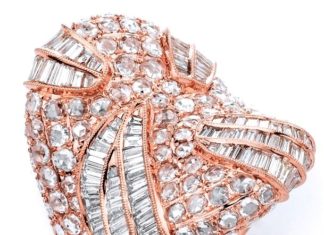 Diamond Rings : Supreme Jewelry rose-cut and baguette diamond ring…