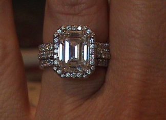 Diamond Rings : TIFFANY AND COMPANY 3.24 EMERALD CUT DIAMOND ENGAGEMENT RING MICRO PAVE SETTING…