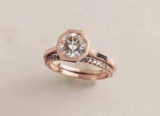 Engagement Rings & Wedding Rings : Custom Rose Gold Cosme Ring…