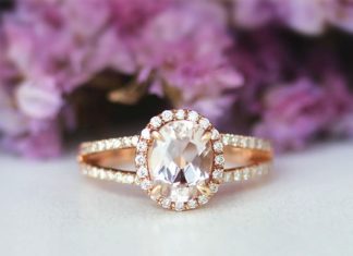 Engagement Rings & Wedding Rings : Morganite Engagement Rings Are Pretty In Pink ~ Handmade 14k Rose Gold 7×9 mm O…