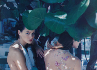 Fashion Editorial : girlsingreenfields:Up All Night. Carmen Kass and Gisele…