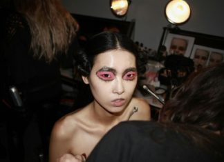 Fashion : @fashiondailymag : backstage beauty st NAMILIA SS18 nyfw….