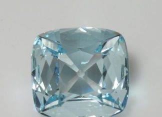 Loose Diamond : The Bazu diamond Weight: 32.62 carats. Dimensions: 17.74 x 12.44 deep (hex) 22.8…