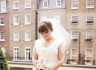 Short Wedding Dresses : Brides With Bangs | Brides with Fringes | Wedding Hair Inspiration | Bridal Musi…