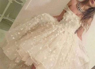 Short Wedding Dresses : Off the shoulder Handmade Prom Dress,Long Prom Dresses,Prom Dresses,Evening Dres…
