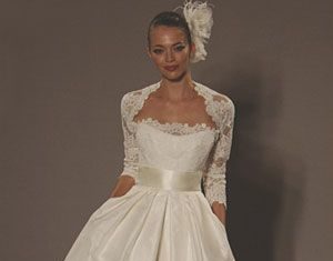 Short Wedding Dresses : short wedding dress lace…