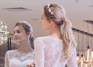 Short Wedding Dresses : Super cute vintage wedding dress! This 3/4 Sleeves Wedding Dress Tea Length Summ…