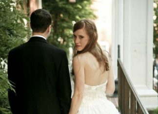 Short Wedding Dresses : Tea Length Wedding Gown…