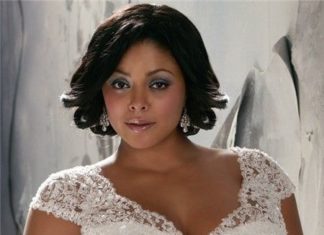 Short Wedding Dresses : Vintage Wedding Dresses Plus Size Women | … Sleeve V Neck Organza Lace Beaded …