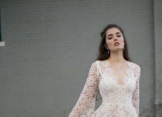 Short Wedding Dresses : Zimmermann Blush Empire Guipure Dress…