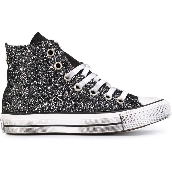 sparkly high top sneakers