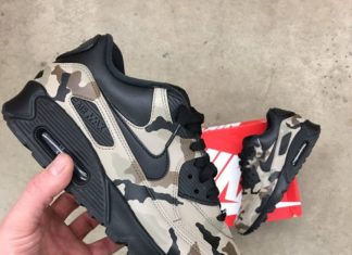 Sneakers – Women’s Fashion : Custom Painted Desert Camo Nike Air Max 90 Sneakers…