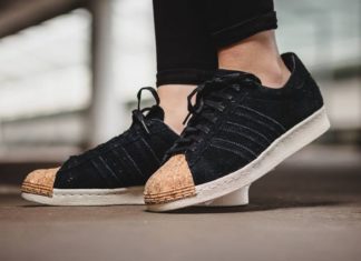 Sneakers – Women’s Fashion : image-basket-adidas-superstar-80s-w-suede-black-cork-toe…