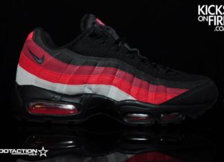 Sneakers – Women’s Fashion : Nike Air Max 95 – Black / Grey / Red (Detailed Pics) | KicksOnFire…