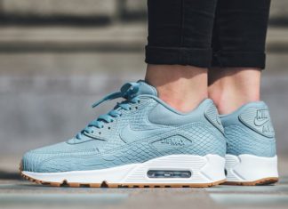 Sneakers – Women’s Fashion : Nike WMNS Air Max 90 Premium 'Mica Blue' (Croc) – EU Kicks: Sneaker Maga…