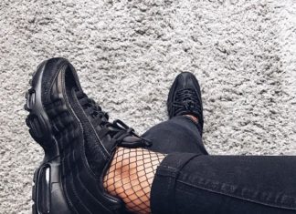 Sneakers – Women’s Fashion : Sneakers women – Nike Air Max 95 premium black (©mytrendylifestyle)…