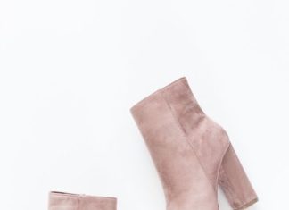 Street Style : streetstyleplatform:Pink Suede Boots