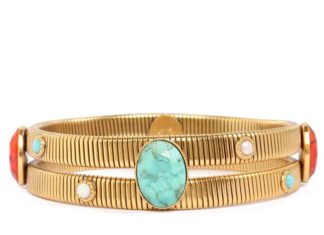 Trendy Bracelets : Double Strada bracelet (Gas Bijoux) shop it on Les trouvailles d'Elsa.fr…