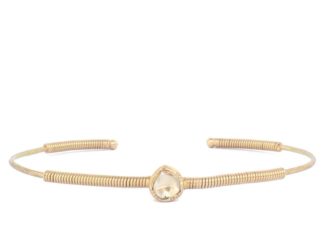 Trendy Bracelets : Gold threads and polki diamond bracelet (Abïs) shop it on Les trouvailles d'…