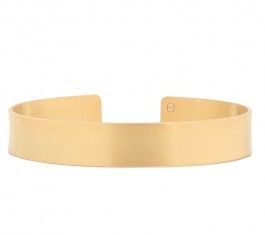 Trendy Bracelets : Jonc plat dore Elsa Madjar sur Les trouvailles d'Elsa.fr…