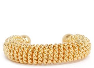 Trendy Bracelets : Large twisted bangle (Joelle Kharrat) shop it on Les trouvailles d'Elsa.fr…