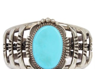 Trendy Bracelets : Silver and turquoises (Harpo) shop it on Les trouvailles d'Elsa.fr…