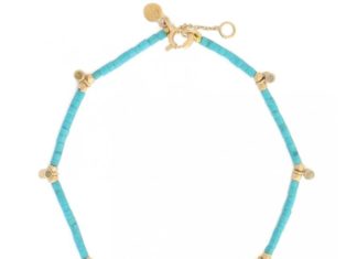 Trendy Bracelets : Turquoise and diamonds bracelet (Elsa Madjar) shop it on Les trouvailles d'E…