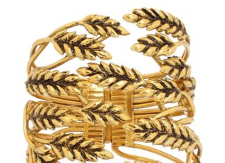 Trendy Bracelets : Wheat cuff (Aurelie Bidermann) shop it on Les trouvailles d'Elsa.fr…