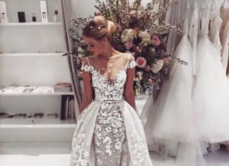 Trendy Wedding Dresses : A showstopper! The detailing in this gown is just incredible, just imagine walki…