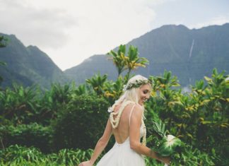 Trendy Wedding Dresses : Colourful Hawaiian Wedding | Maui Maka Photography | Bridal Musings Wedding Blog…