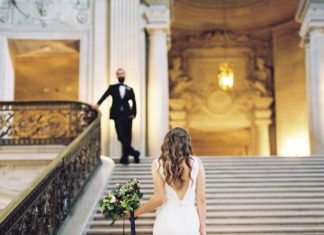Trendy Wedding Dresses : Fine Art Civil Wedding Inspiration | Lara Lam | Kyla Gold | Bridal Musings Weddi…