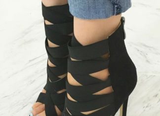 Trendy Women’s High Heels : Elastic Multi Strap Ankle Heels Search: WILMA-1…
