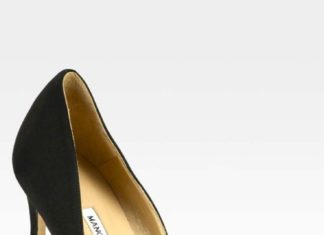 Trendy Women’s High Heels : Manolo Blahnik Swan Embellished Satin Pumps (Accessories Show)…