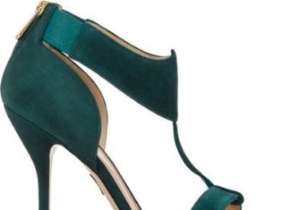 Trendy Women’s High Heels : Paul Andrew Suede Peak T-Strap Sandals at Barneys Warehouse…