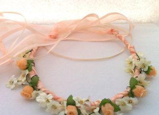 Wedding Hair With Flowers & jewels : 39 Flower Mini Rosebud & Gypso Bridal Bridesmaid by JLOSpecialties…