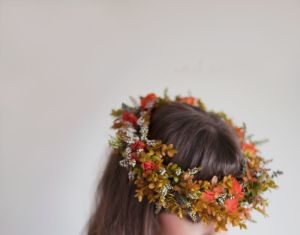 Wedding Hair With Flowers & jewels : 15 Fall Wedding Ideas including this whimsical flower crown… #Fall #weddings #…