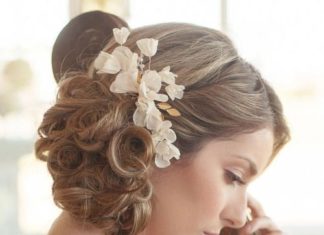 Wedding Hair With Flowers & jewels : barbarasangi…