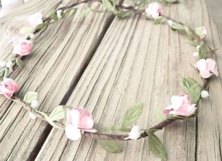 Wedding Hair With Flowers & jewels : Boho Flower crown halo pink Bridal Floral by myfashioncreations, $18.00…