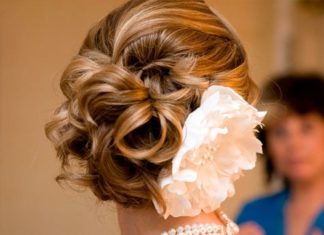 Wedding Hair With Flowers & jewels : bridal hair…