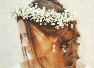 Wedding Hair With Flowers & jewels : Coroa de Flores Mosquitinho Noiva….