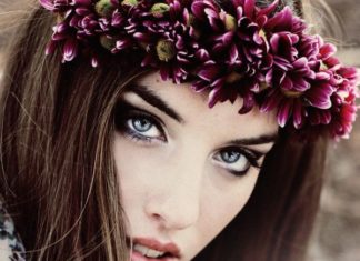 Wedding Hair With Flowers & jewels : crown of flowers…