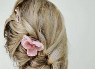 Wedding Hair With Flowers & jewels : hair style…